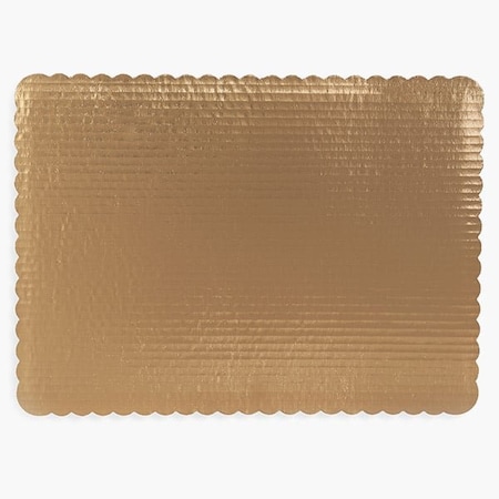 Nashville Wraps 19x14 Rectangle Half Sheet Gold Cake Boards, 100PK CPG1650