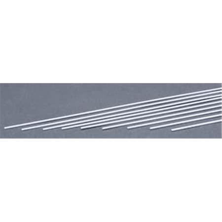 Evergreen 0.04 x 0.06 in. Styrene Strips Railroad Scratch Building Supply, White EVG143