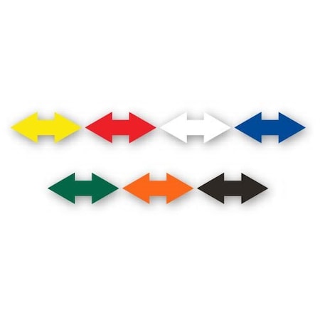 Ergomat 28inx13in Stem 4.75in DuraStripe Xtreme Double Sided Arrows Red, 2PK DSX-ARRDBL-28-R-KIT