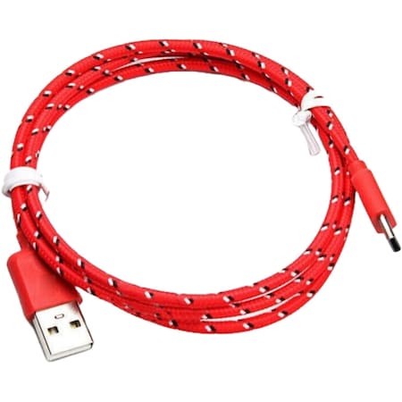 Sanoxy 1m/ 3ft USB Cable to Type C Fast Charger Cable(Red) SNX-CABLE51
