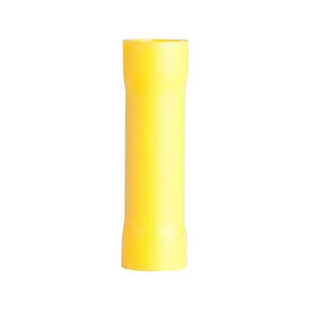 Vortex 12-10 AWG Insulated Butt Splice, Yellow, 15PK VO1676144
