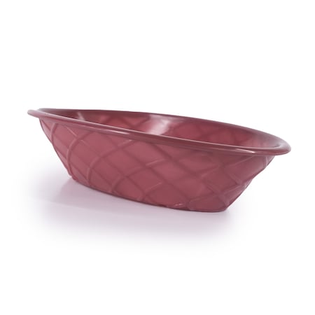 Hs Oval Weave Basket, Raspberry, 24 each/case HS1048RB
