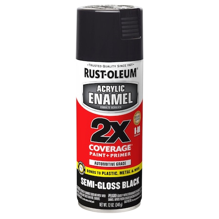 Rust-Oleum 12 oz. Semi-gloss Black Auto Body Paint/Primer 271915