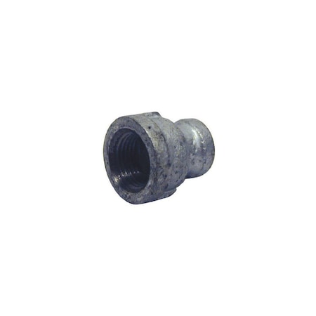 Southland Pipe Fitting, Galvanized Reducing Coupling, 3/4 x 1/2-In. 511-343HN