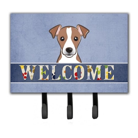Micasa Jack Russell Terrier Welcome Leash and Key Holder MI55608