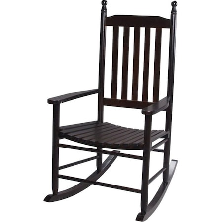 Giftmark 3400E Adult Tall Back Rocking Chair Espresso 3400E