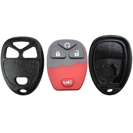 Aks Keys 2007 - 2017 Buick Chevrolet GMC Saturn Remote Control Shell 4B RS-BUICK-14