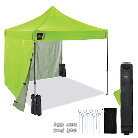Ergodyne Lime Heavy-Duty Pop-Up Tent Kit 6055