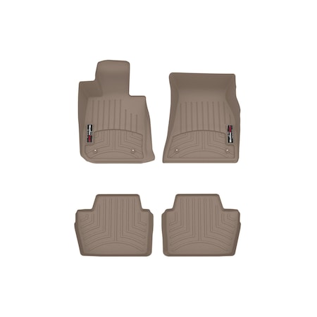 Weathertech Tan, Front and Rear Floorliners 451673-1-2