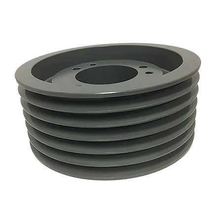 Zoro Select V-Belt Pulley, Cast Iron, 5.2 in OD 65V520SD
