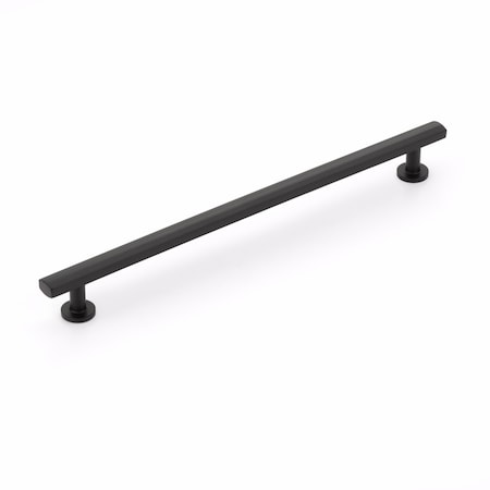Schaub 10in Center to Center Heathrow Cabinet Pull Matte Black Finish 562-MB