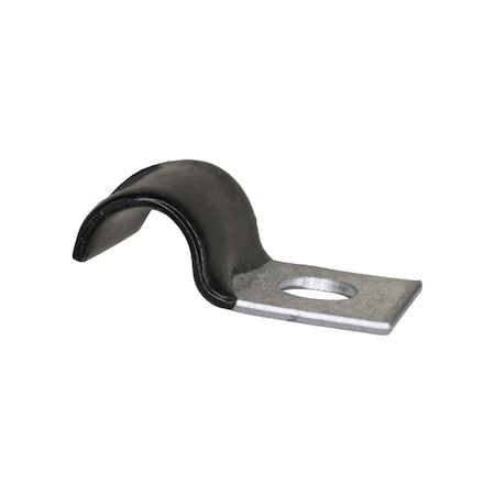 Auveco Half Clamp 5/16in- Galvanized Vinyl Coated, 25PK 10610