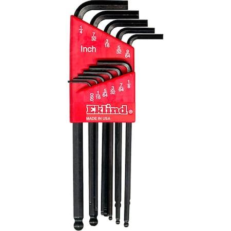 Eklind 11 Piece SAE L-Shape Hex Key Set, 13211 13211