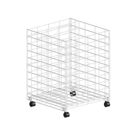 Angola Wire Products Square Dump Bin with Casters, 24" Size C-BDRD2424 KD