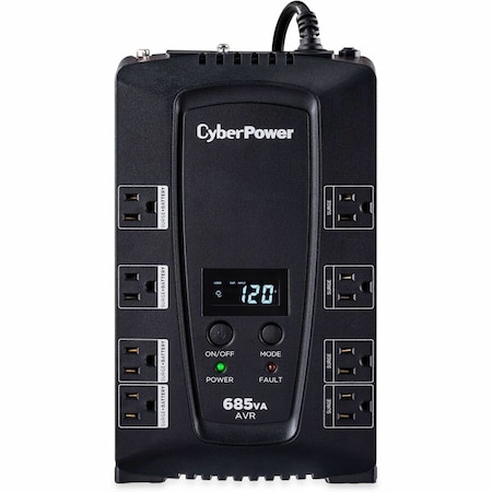 Cyberpower 685VA CP AVR LCD UPS 3 YR WTY CP685AVRLCD
