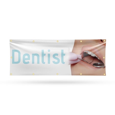 Signmission Dentist, 48 Inch x 120 Inch, Vinyl Banner B-120-30540