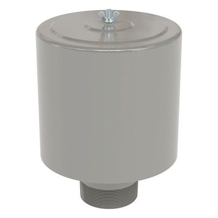 Solberg Filter Silencer, 4" MNPT Inlet, 520 cfm F-234P-400