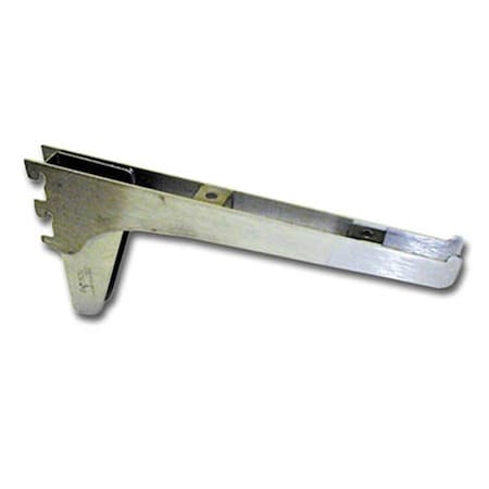 Hd KV Medium Duty Shelf Bracket 18 in. Double Slot Anochrome KV0185 ANO 18