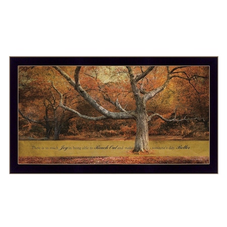 Homeroots Reach Out 2 Black Framed Print Wall Art 415670