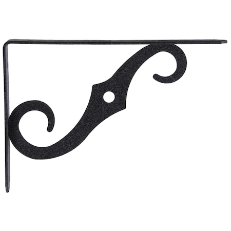 Cool Kitchen Flagged, Ornamental Shelf Bracket, Antique Black, 7 x 10 in., 10PK CO1638713