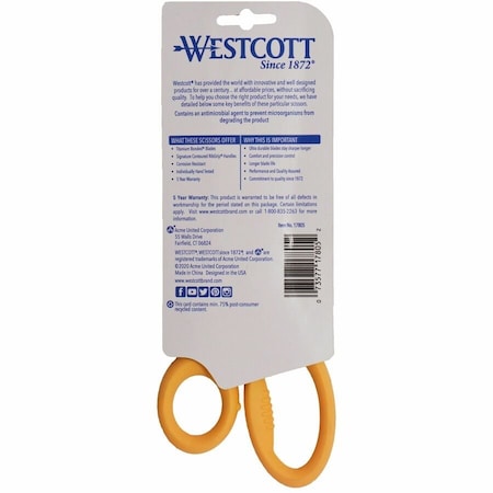 Acme United 8 Straight Scissors, GyYw ACM17805