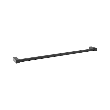 Amerock Monument Matte Black Contemporary 24 in 610 mm Towel Bar BH36084MB