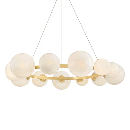 Hudson Valley Lighting Pacama 13 Light Chandelier in Aged Brass Finish 5555-AGB