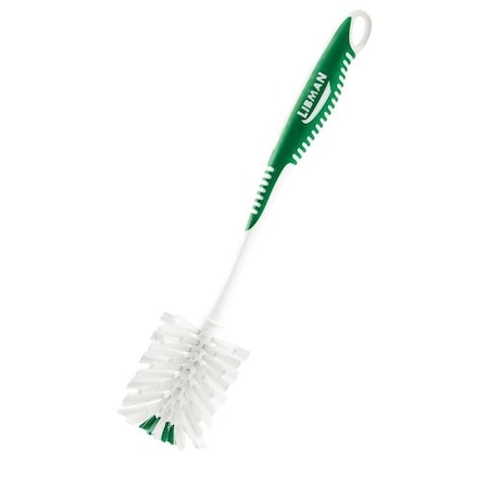 Libman Bottle Brush, 12 in L x 2.3 in W Trim, Ergonomic-Grip Handle 1352