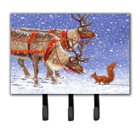 Carolines Treasures Reindeer and Squirrel Leash or Key Holder ASA2173TH68