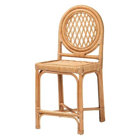 Bali & Pari Oxford Natural Rattan Counter Stool 260-14177-ZORO