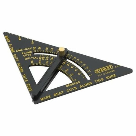 Stanley Quick Square, Alum, 10 3/4x6 3/4, Blk 46-053