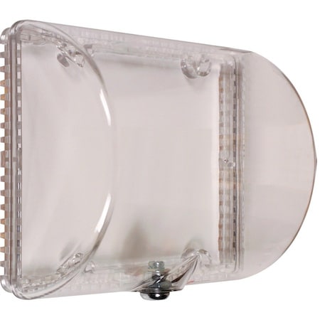 Safety Technology International Thermostat Protector, Polycarbonate, Flush Mount, 8 1/2 in W x 5 3/8 in H x 3 5/8 in D, Clear STI-9110