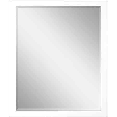 Homeroots 33" White Framed Accent Mirror 632858
