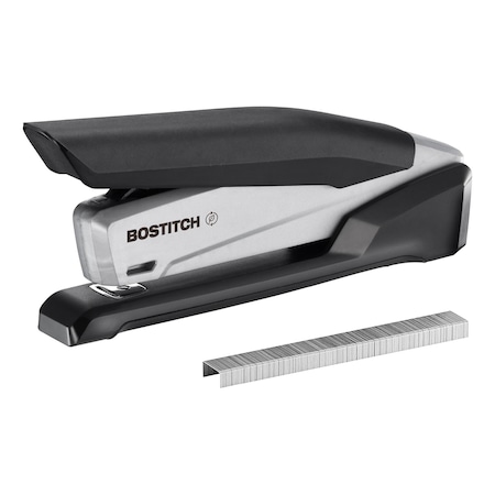 Bostitch InPower Desktop Eco-Friendly Stapler, One-Finger Technology, Jam-Free, Includes 210 Staples, Black 1100