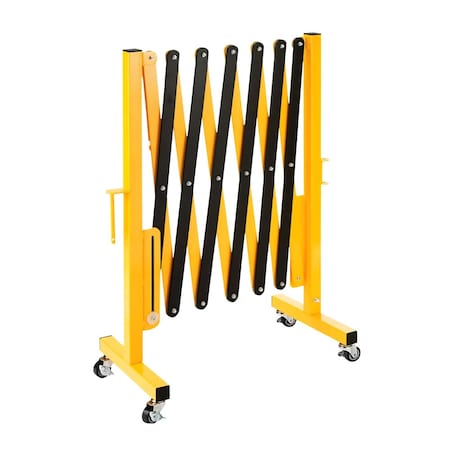 4Dock Portable Folding Safety Barrier with Casters, 11.5 ft SEB001