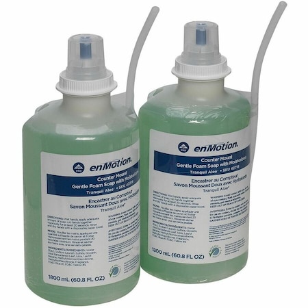 Georgia-Pacific Hand Soap, enMotion Series, 1,800 mL, Foam, Tranquil Aloe, Moisturizing, 2 PK 42718