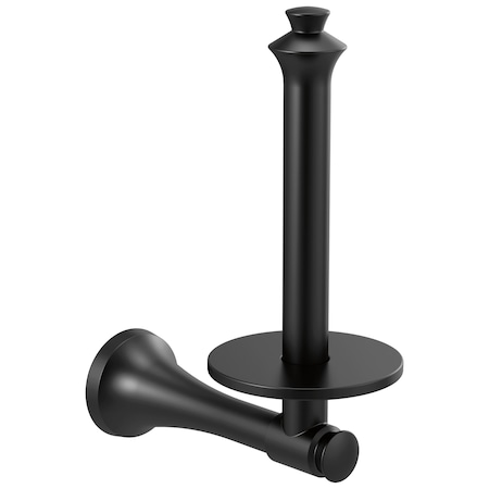 Delta Delta Dorval Vertical Toilet Paper Holder, Black 756505-BL