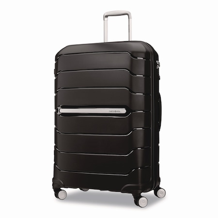 Samsonite Freeform Hard Side Carry-On Suitcase, Four-Wheeled Spinner, 20.95 x 13.8 x 31.1, Black 78257-1041