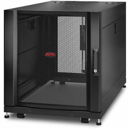 Apc NetShelter SX, Server Rack Enclosure, 12U, Black, 658H x 600W x 1070D mm (TAA) AR3103