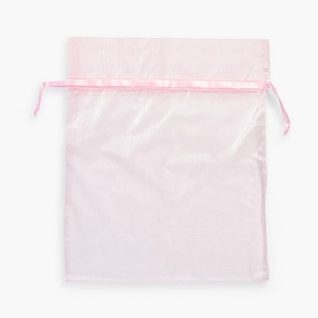 Nashville Wraps Pink Sheer Organza Bags, 10x12, 10PK B81205