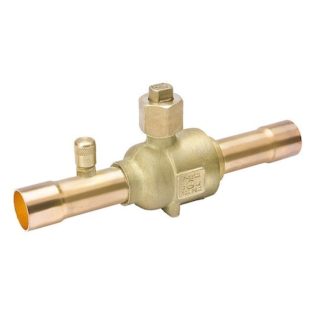 Mueller Industries Refrigerant Ball Valve, 1 5/8 in, 775 psi AC17867