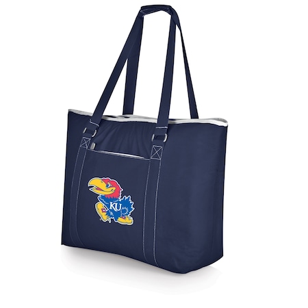 Picnic Time Family Of Brands NCAA Kansas Jayhawks Tahoe XL Tote Cooler Bag - Soft Cooler Bag - Picnic Cooler 598-00-138-244-0