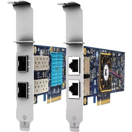Allied Telesis TAA (FEDERAL), 10GBPS (SFP+), PCIE 10 GIG ADAPTER CARD (NIC), PXE, UEFI AT-ANC10SA/2-901