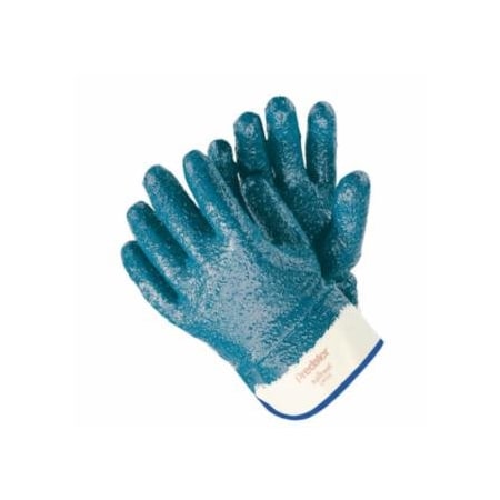 Mcr Safety Predator Nitrile Coated Glove, Extra Rough Finish, X-Large, Blue, 12PK 127-9761RXL