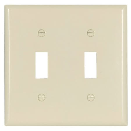 Eaton Wiring Devices Number of Gangs: Two-gang Thermoset, Lt. Almond 2139LA-BOX