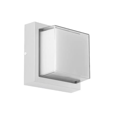 Sunlite LED 12W 850 Lumens Color Selectable 30K-50K 90 CRI White Square Modern Outdoor Light Fixture 85112-SU