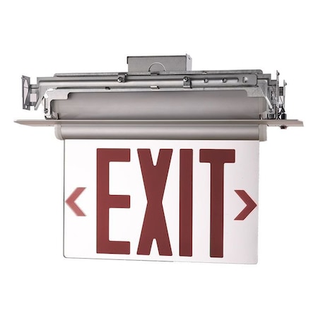 Westgate EDGE-LIT EXIT SIGN RECESSED MOUNTING CONVERSION KIT, WHITE XT-ELRMA-WH