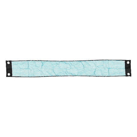 Us Netting Chute Netting, 48 in D, 6 in W, Blue USN-111S-648-BLU