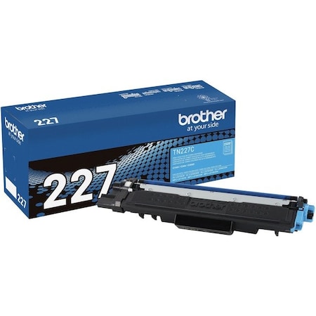 Brother Brother Genuine TN-227C High Yield Cyan Toner Cartridge - 2300 Pages TN227C