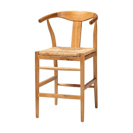 Bali & Pari Fika Seagrass Counter Stool 270-14765-ZORO